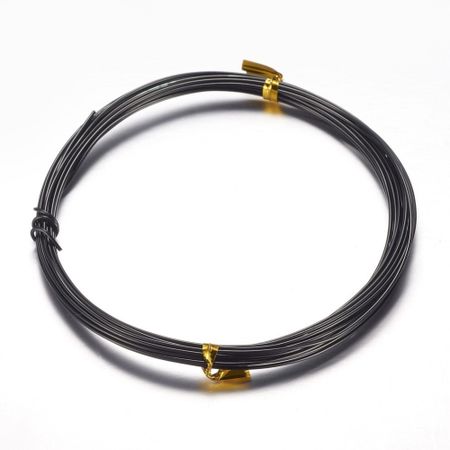 Rund aluminium wire 0,8mm, 10m (flera färger)