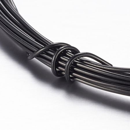 Rund aluminium wire 0,8mm, 10m (flera färger)
