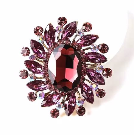 Smycke med strass (flera färger)