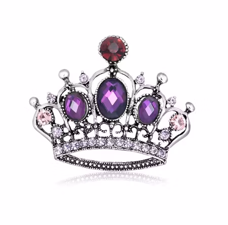 Crown purple/pink smycke