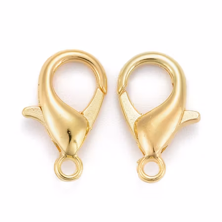 Karbinhake "guld" 16x8mm