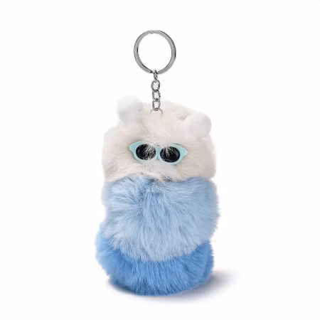 Sky blue maskot