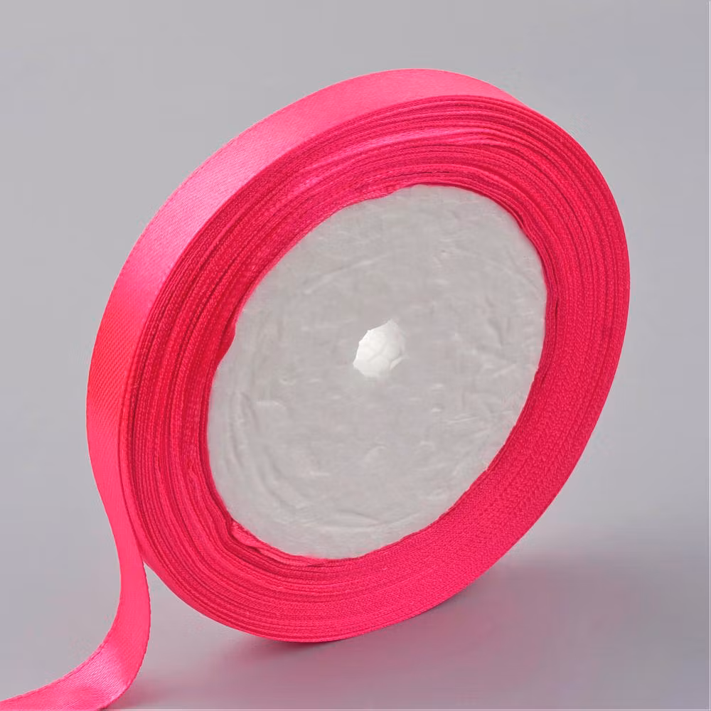 Magenta satinband 16mm, 25 yard