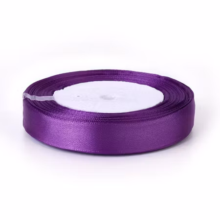 Lila satinband 16mm, 25 yard