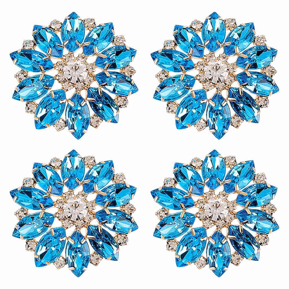 Smycke rhinestone flower (flera färger)