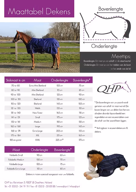 QHP fleecetäcke falabella 75-85