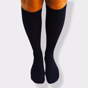 Stödstrumpa mörkblå