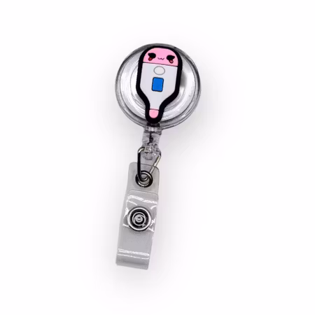 Rosa temp korthållare