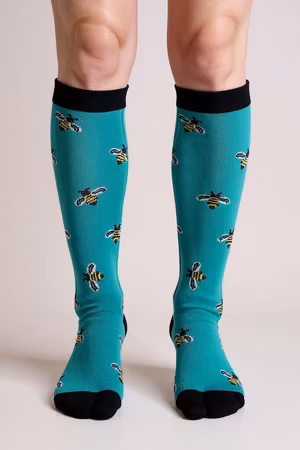 Turkos geting stödstrumpa