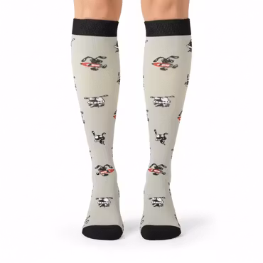 Stödstrumpa Grå kanin