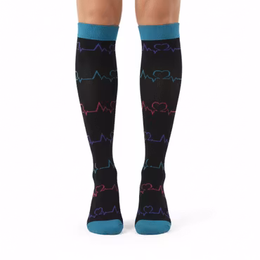 Stödstrumpa hjärtfrekvens