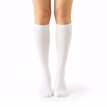 Stödstrumpa vit
