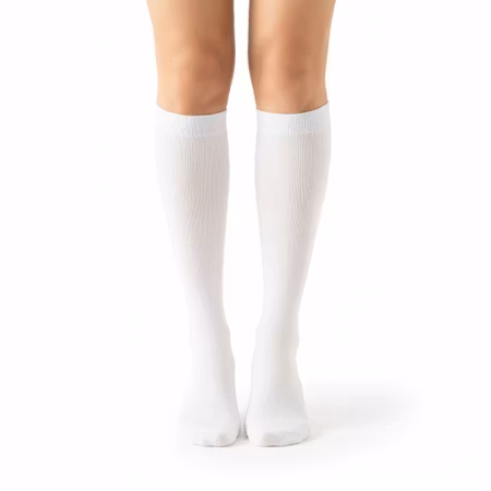 Stödstrumpa vit
