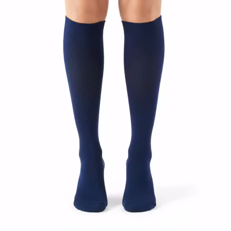 Stödstrumpa mörkblå