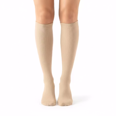 Stödstrumpa beige