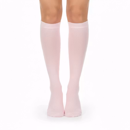 Stödstrumpa ljusrosa