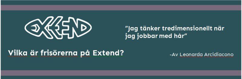 Intresset konst har givit honom förmågan att jobba med hår tredimensionellt