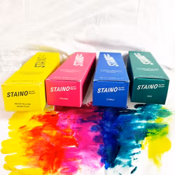 Specialdeal! Staino Regnbågs-kit & 8 st färgpenslar