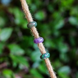 Inner Peace Crystal Bead Set of 3 - Raw Roots