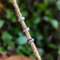 Give Me Strength Crystal Bead Set of 3 - Raw Roots