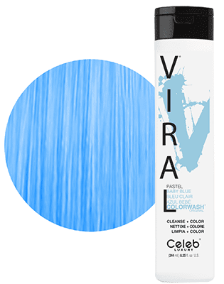 Viral Colorwash Schampo, Pastel Baby Blue, Celeb Luxury