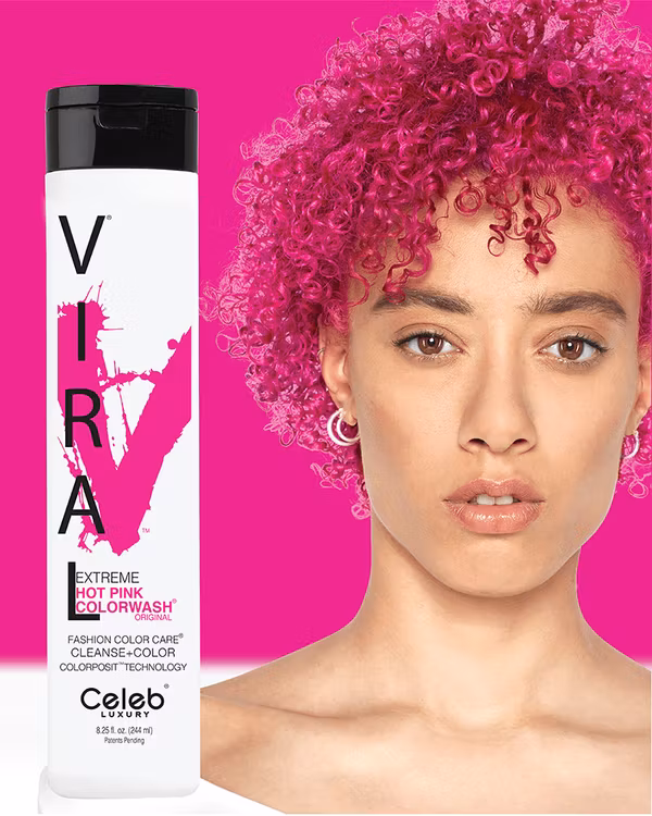 Viral Colorwash Schampo, Extreme Hot Pink, Celeb Luxury
