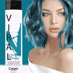 Viral Colorwash Schampo, Extreme Teal, Celeb Luxury