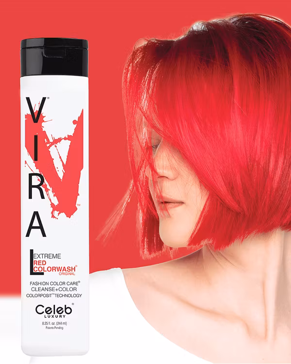 Viral Colorwash Schampo, Extreme Red, Celeb Luxury