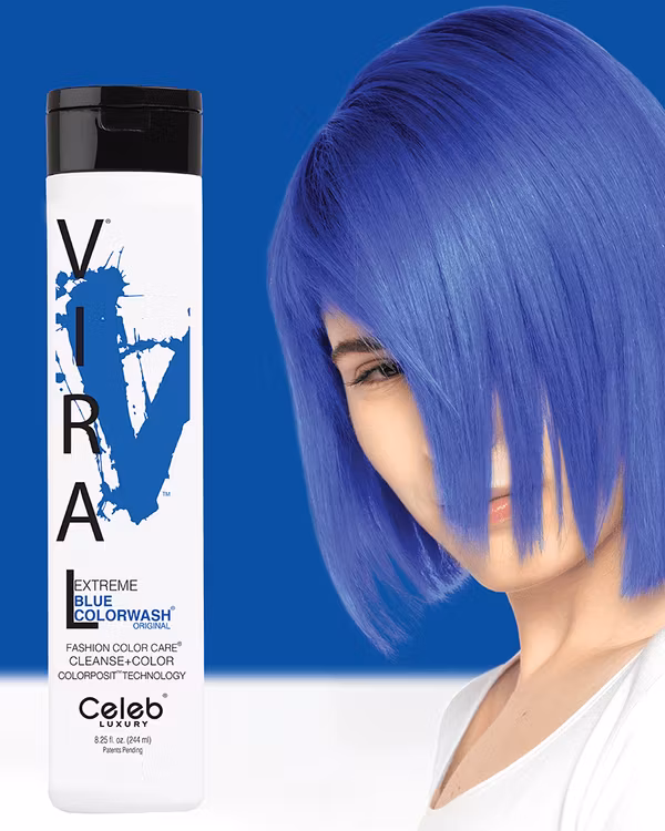 Viral Colorwash Schampo, Extreme Blue, Celeb Luxury