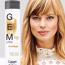 Gem Lites Schampo, Cognac Quartz Caramel Blonde, Celeb Luxury