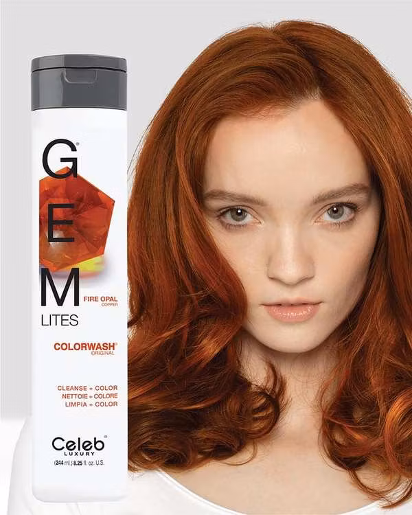 Gem Lites Schampo, Fire Opal Copper, Celeb Luxury
