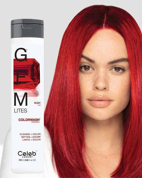 Gem Lites Schampo, Ruby Red, Celeb Luxury