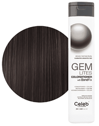 Gem Lites Colorditioner Brown Tahitian Pearl. Eliminates unwanted, Celeb Luxury