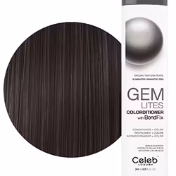 Gem Lites Colorditioner Brown Tahitian Pearl. Eliminates unwanted, Celeb Luxury