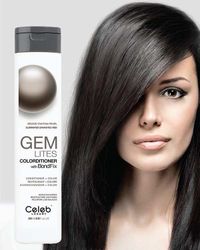 Gem Lites Colorditioner Brown Tahitian Pearl. Eliminates unwanted, Celeb Luxury