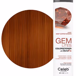 Gem Lites Colorditioner Amber Deep Copper Brown, Celeb Luxury