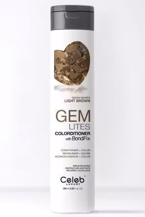 Gem Lites Colorditioner Cocoa Quartz Light Brown, Celeb Luxury