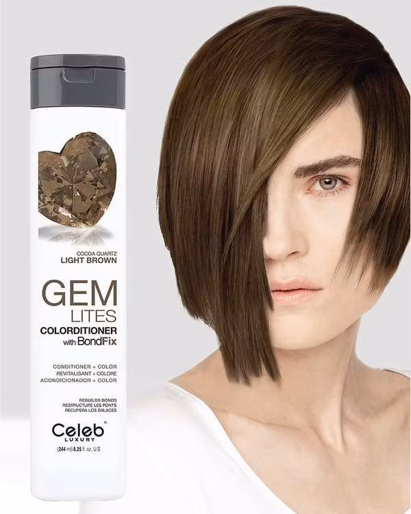 Gem Lites Colorditioner Cocoa Quartz Light Brown, Celeb Luxury