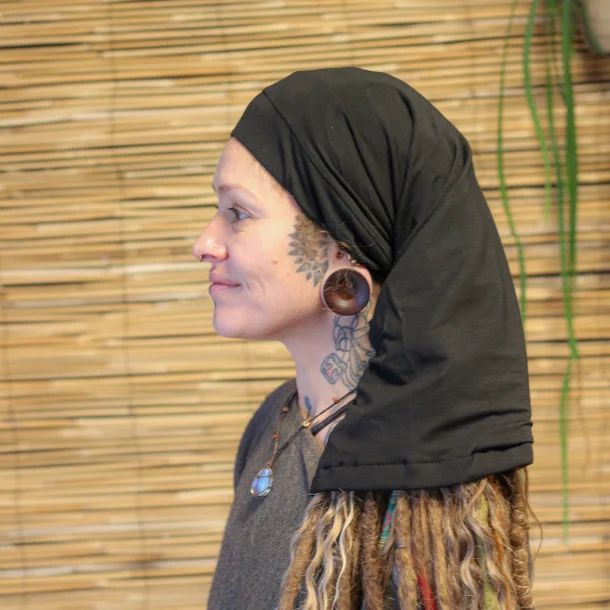 Satin Lined Headband and Sleep Tube- Raw Roots