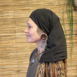 Satin Lined Headband and Sleep Tube- Raw Roots