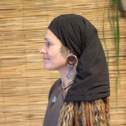 Satin Lined Headband and Sleep Tube- Raw Roots