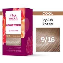 9/16 Icy Ash Blonde - Wella Color Touch Pure Naturals