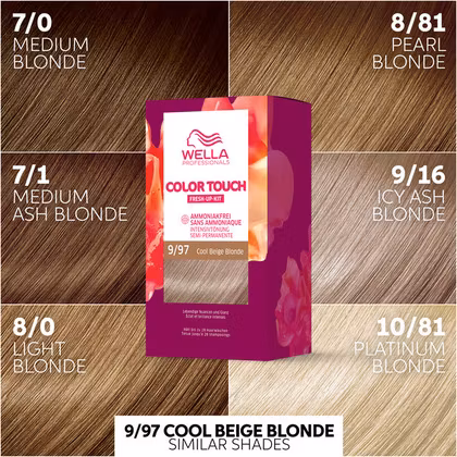 9/97 Cool Beige Blonde - Wella Color Touch Pure Naturals