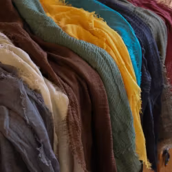 Soft Long Dreadlock Cotton Scarf - Raw Roots
