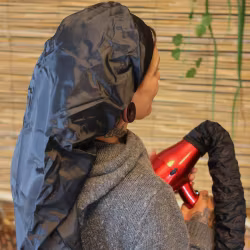 Long Hair Drying Cap- Raw Roots