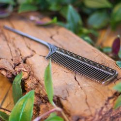 Steel Rat Tail Comb- Raw Roots