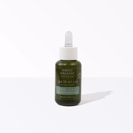 Galènica 112. Hyperhidrosis Nectar "mot svettig hårbotten" -Simply Organic 50 ml