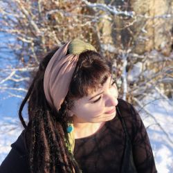 Stretchy Large Jersey Dreadlock Scarf - Raw Roots
