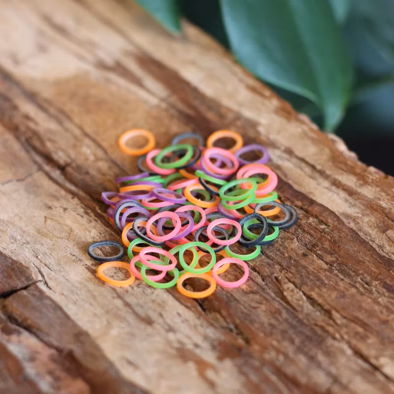 Natural Latex Rubber Bands - Raw Roots