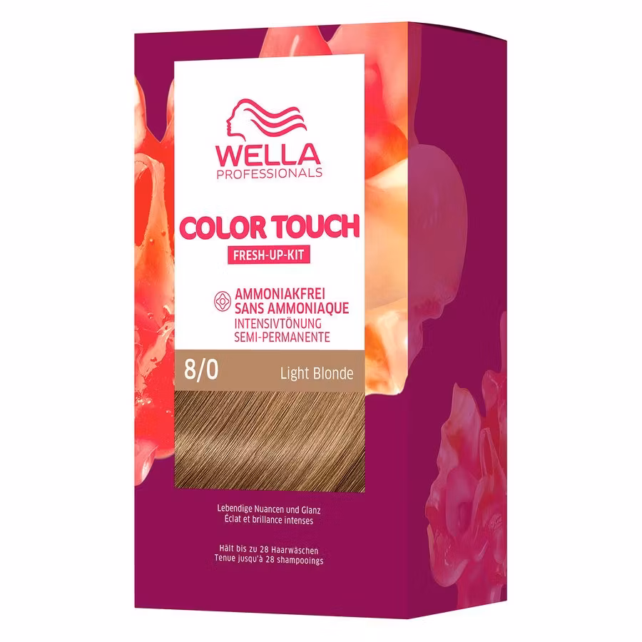 8/0 Light Blonde- Wella Color Touch Pure Naturals